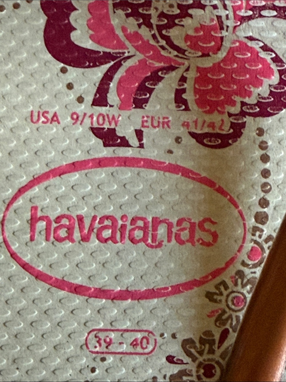 Havaianas Floral Flip Flop Sandals - Picture 5 of 5